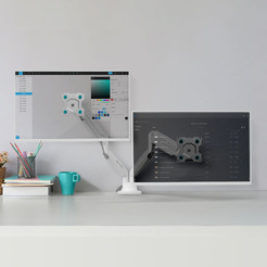 Кронштейн для монитора Onkron G200 (белый)