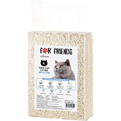 Наполнитель для туалета For Friends Tofu Natural TUZ903 (6л, без запаха)