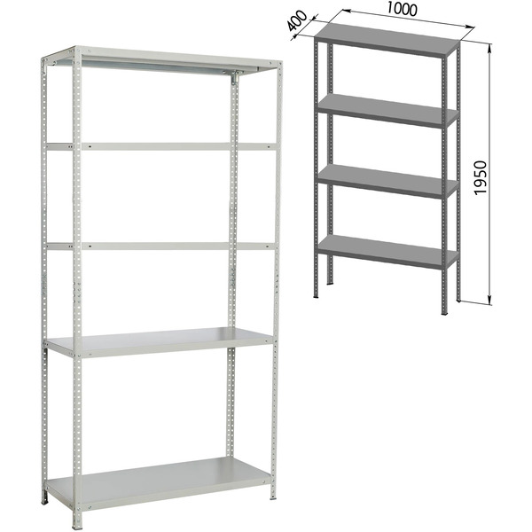 Стеллаж Brabix Ms Kd-195/30-5 291118