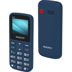 Кнопочный телефон Maxvi B100i (синий)