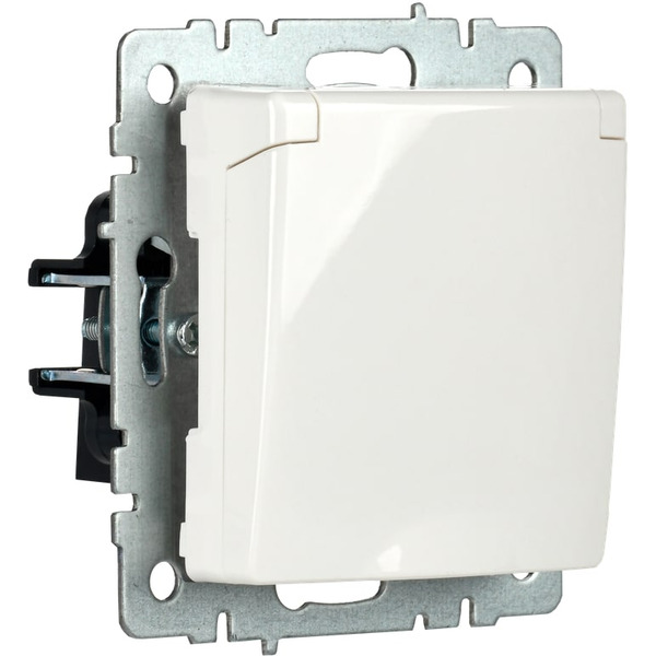 Розетка IEK Brite РСбш10-3-БрБ