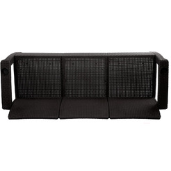 Садовый диван Альтернатива Ротанг-плюс М8836 (мокко)