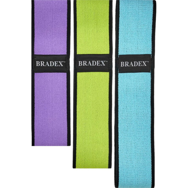 Набор текстильных фитнес резинок Bradex SF 0749 (размер S/M/L)