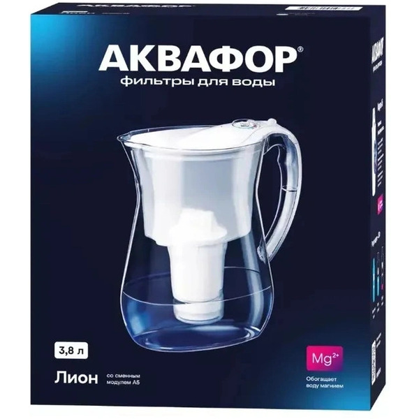 Кувшин АКВАФОР Лион (белый)
