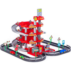 Паркинг Полесье Паркинг 4-уровневый с дорогой и автомобилями (красный) 44723