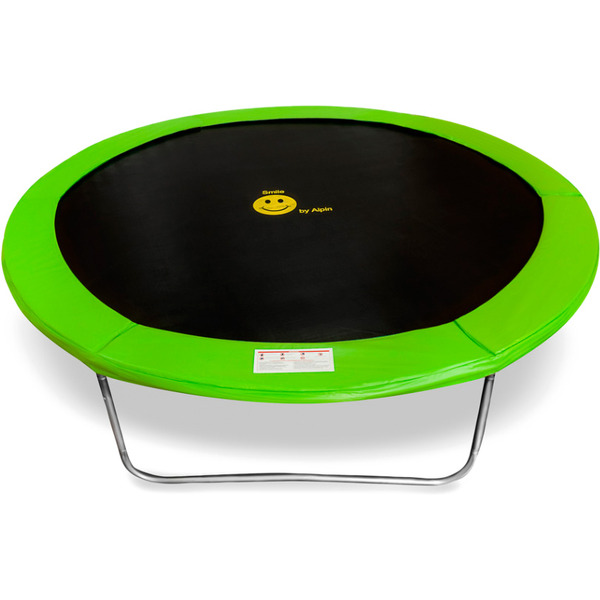 Батут Smile 8 ft STG-252 outside зеленый (с защитной сеткой и лестницей)