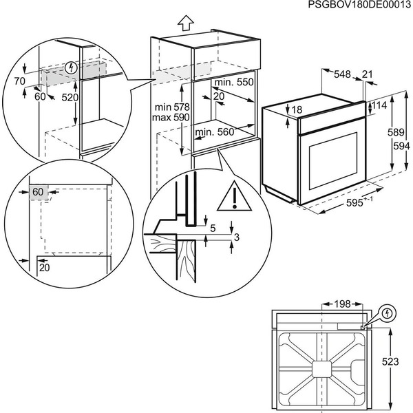 Духовой шкаф Electrolux OEF5H50Z