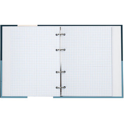 Тетрадь BRAUBERG 404084 на кольцах А5 175х215мм, 120л, твердый картон, клетка