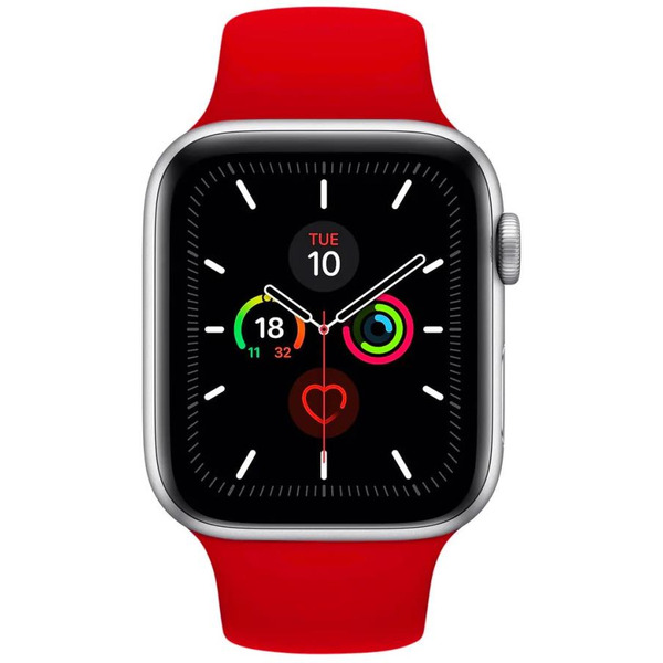 Ремешок Bingo Silicone для APPLE Watch 42/44/45mm (S) Красный