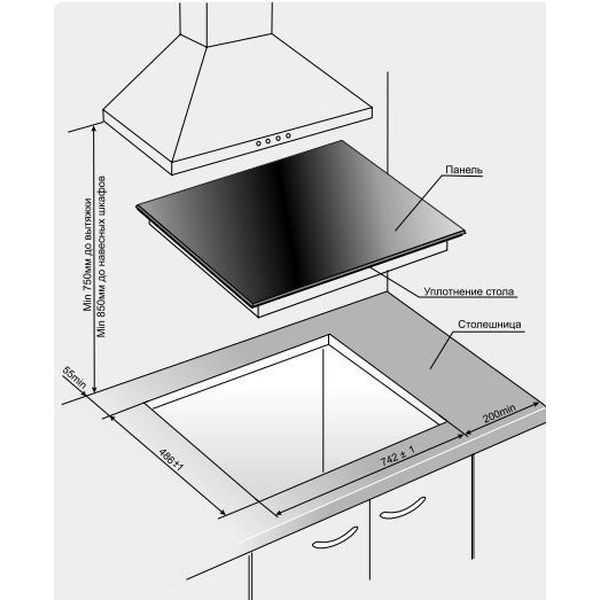Панель варочная индукционная GEFEST ПВИ 4323