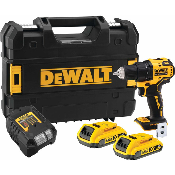 Дрель-шуруповерт DeWalt DCD708D2T-QW (с 2-мя АКБ, кейс)