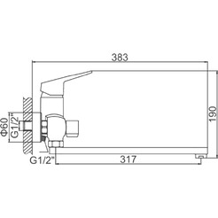 Смеситель Ledeme L2240