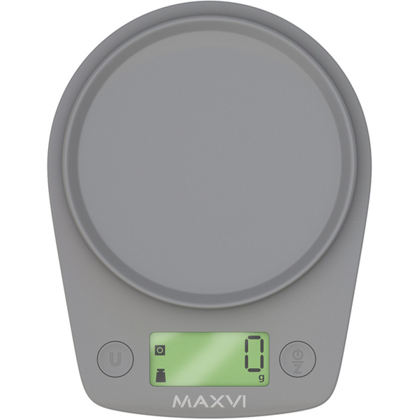 Кухонные весы Maxvi KS102P (серый)