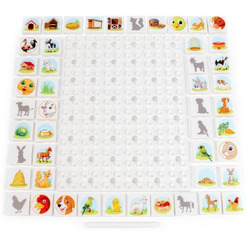 Набор игровой настольный Полесье Ассоциации. Домашние животные 2 4902 (48 элементов)