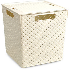 Органайзер для хранения Violet Береста 6823126 (23л, слоновая кость)