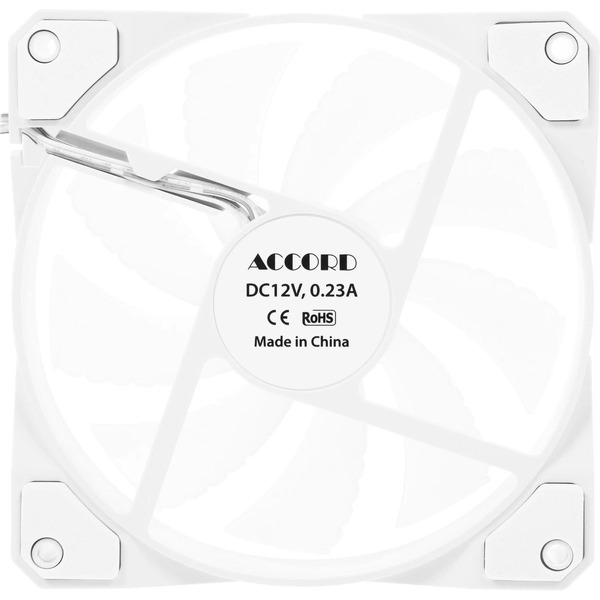 Вентилятор для корпуса Accord ACC-XF12 ARGB WHITE