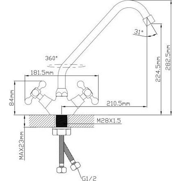 Смеситель Econoce EC0500