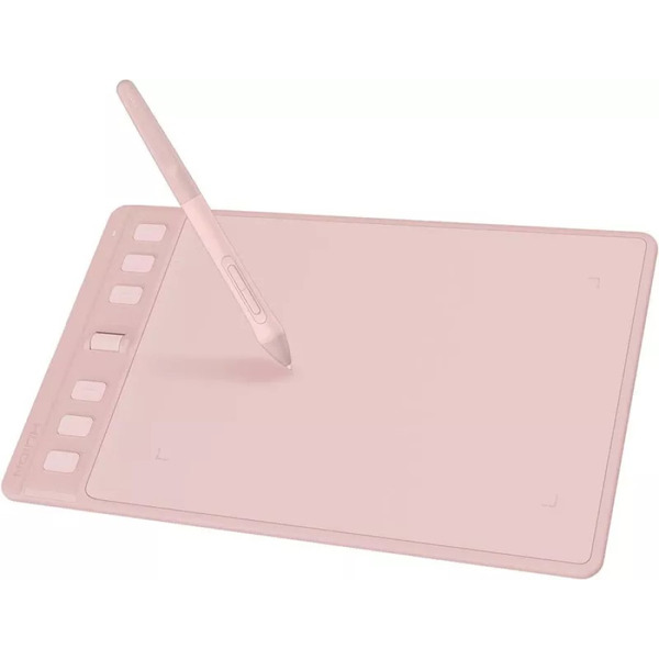 Графический планшет Huion Inspiroy 2 S (розовый)