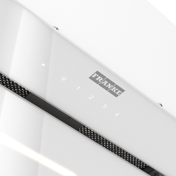 Кухонная вытяжка FRANKE LUCE 60 WH белое стекло 305.0738.596