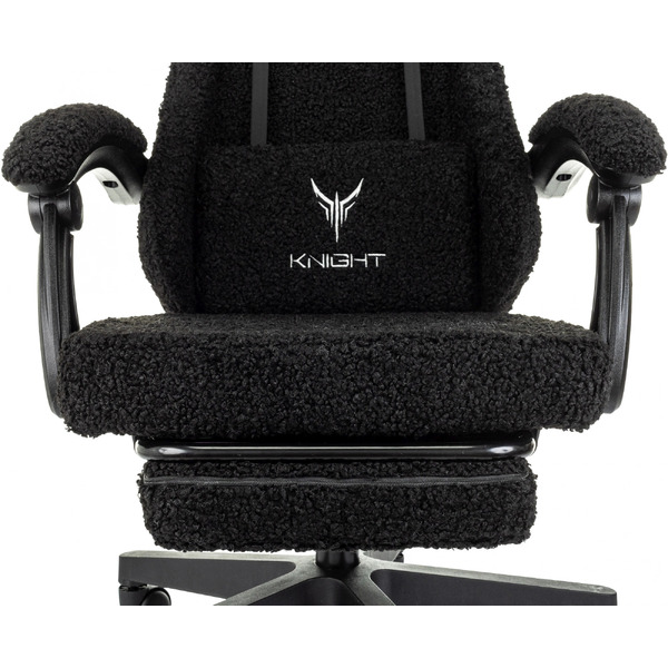 Игровое кресло Knight Lord/F (черный экомех)