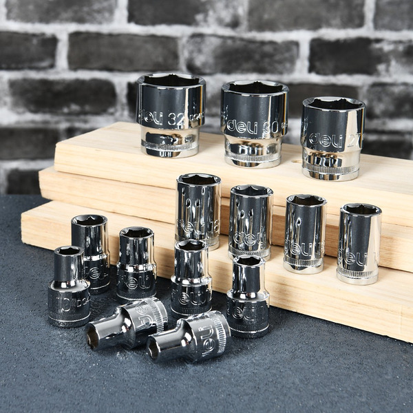 Головка торцевая шестигранная Deli EDQ4021