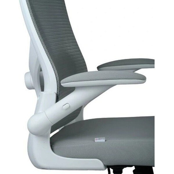 Офисное кресло KingStyle Boost FK-53 Warble White (светло-серый)