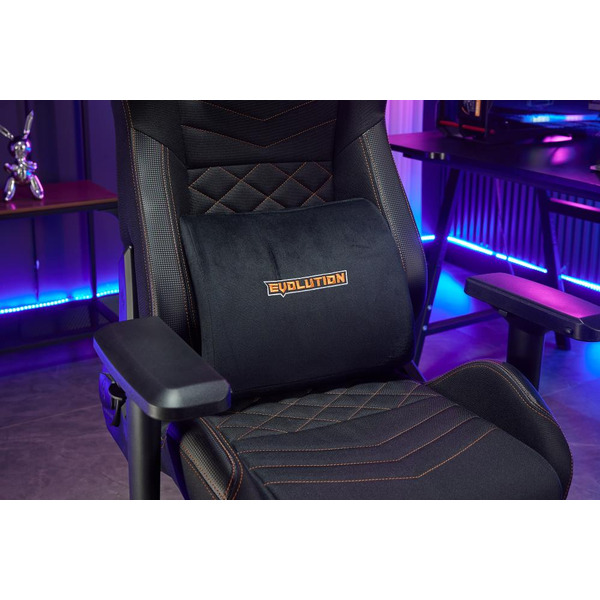 Игровое кресло EVOLUTION CONQUEROR FABRIC Black
