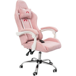 Вибромассажное кресло Calviano Nero (pink plush)