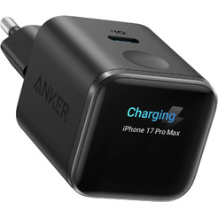 Сетевое зарядное Anker Nano Charger A121D 45W Smart Display (черный)