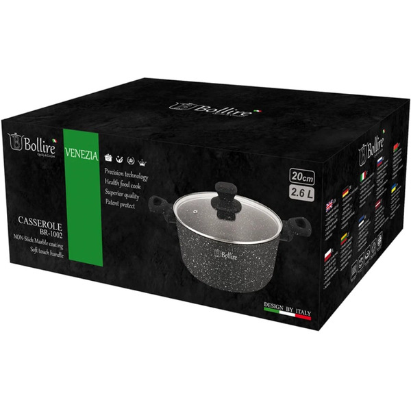 Кастрюля с крышкой BOLLIRE BR-1002