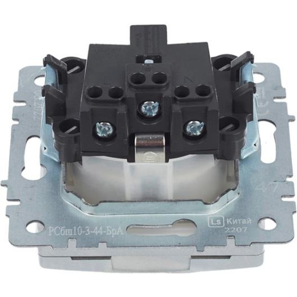 Розетка IEK Brite РСбш10-3-44-БрА