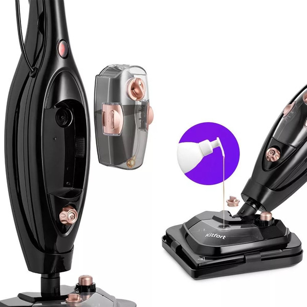 Паровая швабра "2 в 1" Kitfort КТ-1058