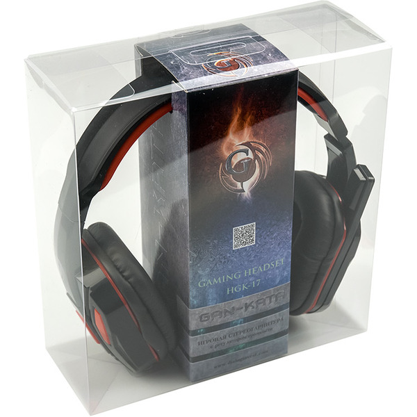 Игровая гарнитура Dialog HGK-17 Gan-Kata (черно-красная)