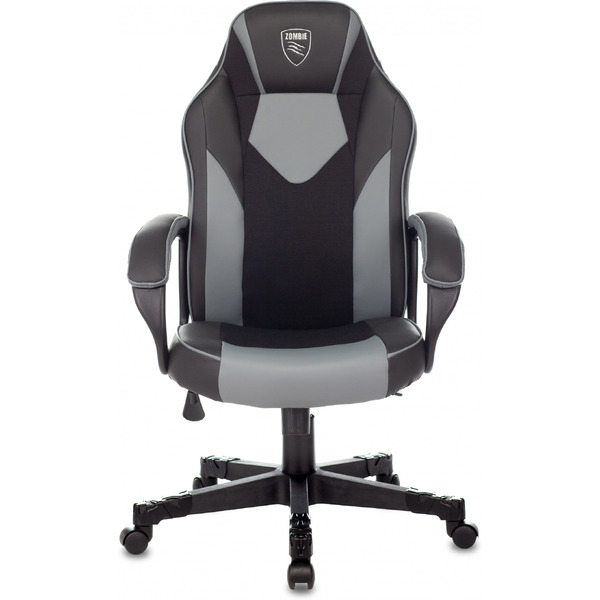 Кресло геймерское Бюрократ Zombie Game 17 (черный/серый)