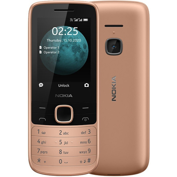 Сотовый телефон NOKIA 225 (песочный)