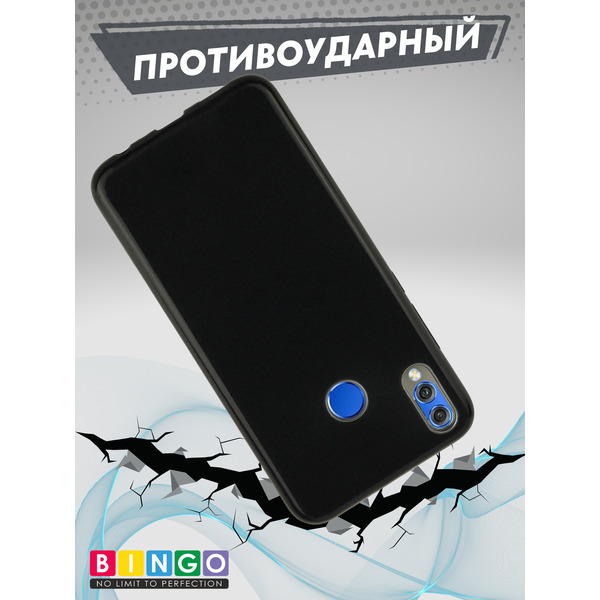 Чехол-накладка Bingo Shine для HUAWEI Honor 8X (черный)