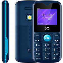 Кнопочный телефон BQ BQ-1853 Life (синий)