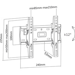 Кронштейн MasterKron PLN08-22T