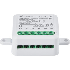 Модуль реле HOMMYN RLZBN02 (с нейтралью)