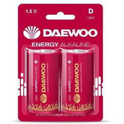 Батарейка Daewoo Energy Alkaline D 2 шт. 5030022