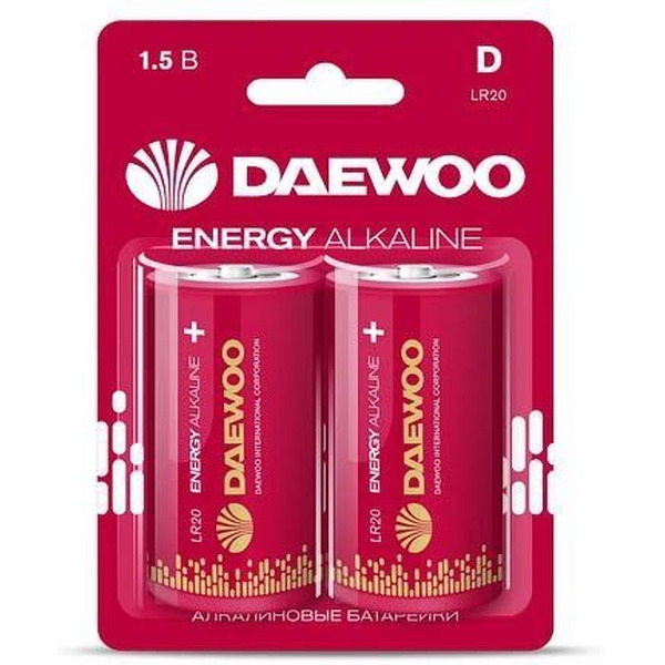 Батарейка Daewoo Energy Alkaline D 2 шт. 5030022