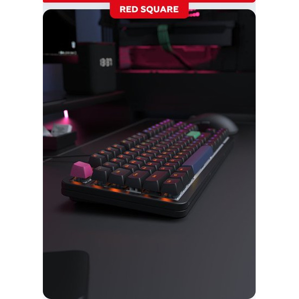 Клавиатура Red Square Alumix TKL Simple RSQ-20049 (черный, g3ms Amber)