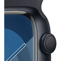 Смарт-часы Apple Watch Series 9 45mm Black MR9A3CH/A (силиконовый ремешок M/L)