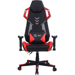 Кресло CACTUS CS-CHR-090BLR (черный/красный)