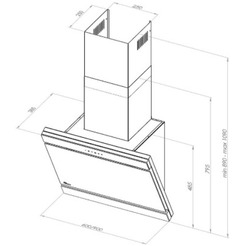 Кухонная вытяжка Akpo Kastos 90 WK-9 (белый)
