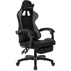 Кресло игровое ZOMBIE Shadow (черный/серый)