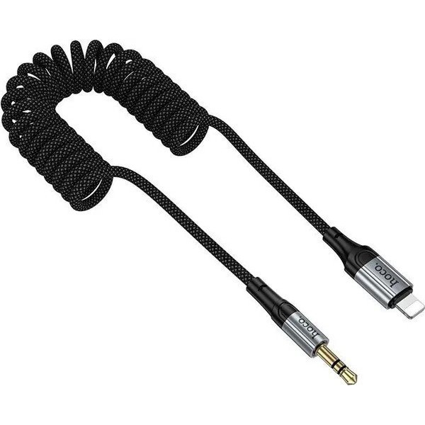 Кабель Hoco UPA33A Lightning - 3.5 мм Jack (1.5 м, черный)
