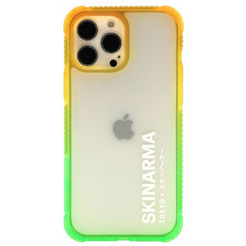 Накладка Skinarma Hade для Apple iPhone 13 Pro Max (зеленый/оранжевый)