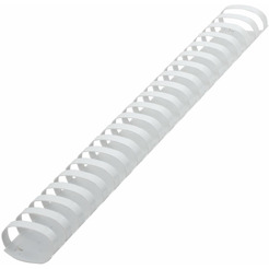 Пластиковые пружины для переплета BRAUBERG A4 38 мм 50 шт 530820 (белый)