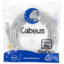 Кабель Cabeus PC-UTP-RJ45-CAT.5E-10M